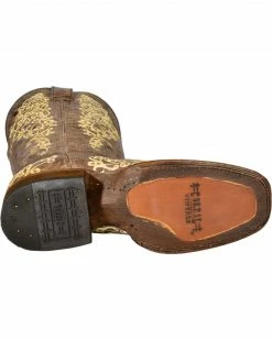 Corral Women's Brown Crater Embroidered Cowgirl Boots - Square Toe -Corral Boots Shop 0450P9 41 BM