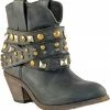 Corral Women's Urban Studded Strap Fashion Boots Black -Corral Boots Shop 2000114874 001 P1