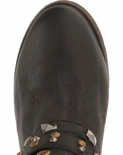 Corral Women's Urban Studded Strap Fashion Boots Black -Corral Boots Shop 2000114874 001 TP