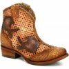 Corral Women's Galapagos Laser Cutout Booties - Round Toe -Corral Boots Shop 2000241039 271 P1