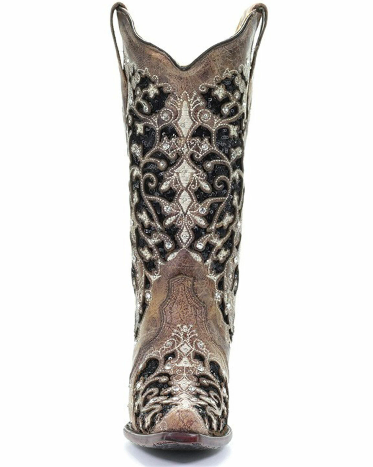 Corral Women's Floral Embroidered Western Boots - Snip Toe 7 Corral Women's Floral Embroidered Western Boots - Snip Toe - Image 5