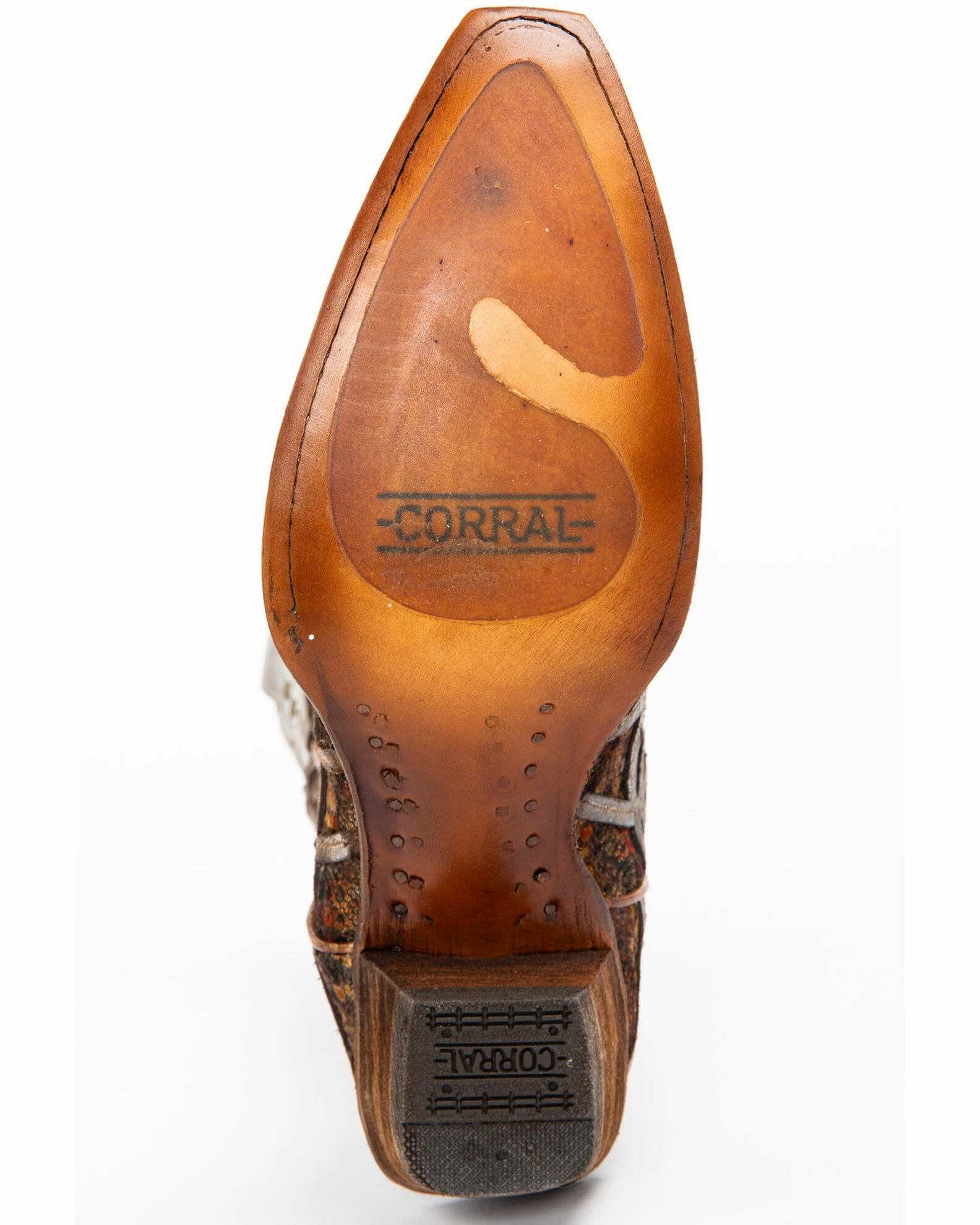 Corral Women's Taupe Inlay Western Boots - Snip Toe 9 Corral Women's Taupe Inlay Western Boots - Snip Toe - Image 7