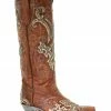 Corral Women's Brown Studded Overlay Western Boots - Snip Toe 1 Corral Women's Brown Studded Overlay Western Boots - Snip Toe -Corral Boots Shop 2000274388 200 P1
