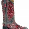 Corral Women's Sequin Inlay Western Boots - Square Toe
