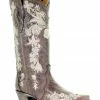 Corral Women's Flower Embroidery Western Boots - Snip Toe 1 Corral Women's Flower Embroidery Western Boots - Snip Toe -Corral Boots Shop 2000275620 205 P1
