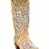 Corral Women's Glitter Floral Inlay Western Boots - Snip Toe 2 Corral Women's Glitter Floral Inlay Western Boots - Snip Toe -Corral Boots Shop 2000276659 250 P1