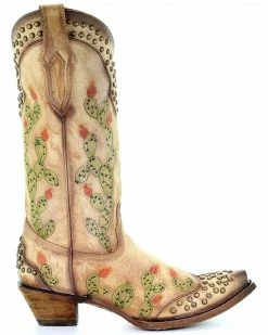 Corral Women's Nopal Cactus Western Boots - Snip Toe -Corral Boots Shop 2000280081 280 P2