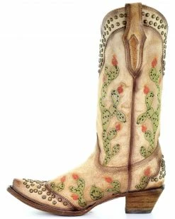 Corral Women's Nopal Cactus Western Boots - Snip Toe -Corral Boots Shop 2000280081 280 P3