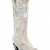 Corral Women's White Floral Embroidered Western Boots - Snip Toe -Corral Boots Shop 2000288044 100 P1