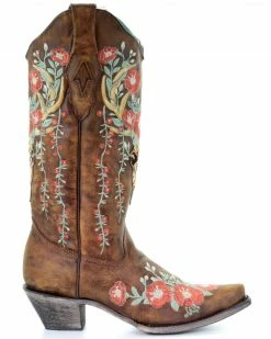 Corral Women's Deer Skull Western Boots - Snip Toe -Corral Boots Shop 2000288047 280 P2