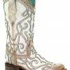 Corral Women's White Glitter Inlay Western Boots - Square Toe 1 Corral Women's White Glitter Inlay Western Boots - Square Toe -Corral Boots Shop 2000288063 103 P1