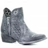 Corral Women's Grey Cutout Fashion Booties - Round Toe -Corral Boots Shop 2000288099 020 P1