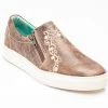 Corral Women's Bone Crater Inlay Embroidered Shoes Brown