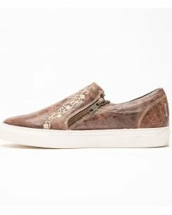 Corral Women's Bone Crater Inlay Embroidered Shoes Brown 11 Corral Women's Bone Crater Inlay Embroidered Shoes Brown -Corral Boots Shop 2000288151 200 P3