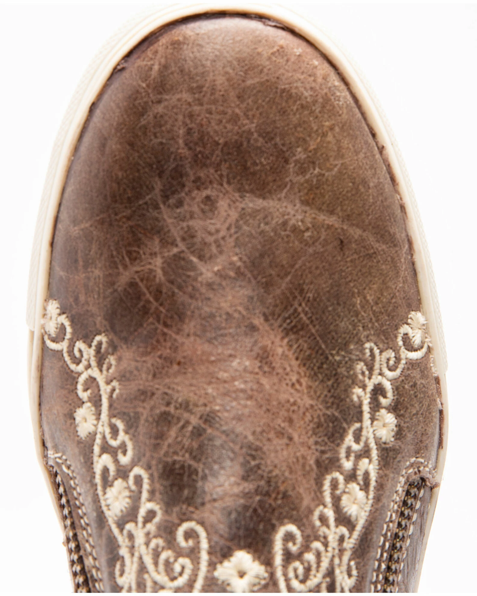 Corral Women's Bone Crater Inlay Embroidered Shoes Brown 7 Corral Women's Bone Crater Inlay Embroidered Shoes Brown - Image 6