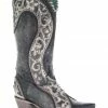 Corral Women's Black Overlay Western Boots - Snip Toe 2 Corral Women's Black Overlay Western Boots - Snip Toe -Corral Boots Shop 2000295581 001 P1