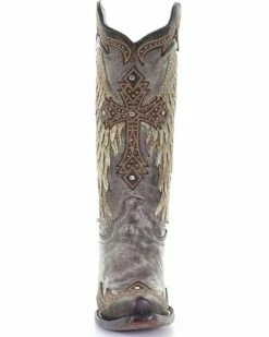 Corral Women's Tobacco Wings & Cross Western Boots - Snip Toe -Corral Boots Shop 2000315370 200 P5