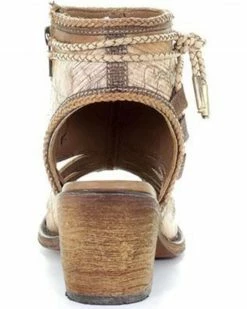 Corral Women's Jessica Lace Tall Top Sandals Off White -Corral Boots Shop 2000315375 105 P4