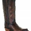Corral Women's Sequenced Studs Western Boots - Snip Toe Brown -Corral Boots Shop 2000322561 200 P1