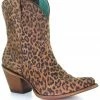 Corral Women's Leopard Print Embroidery Western Booties - Snip Toe 1 Corral Women's Leopard Print Embroidery Western Booties - Snip Toe -Corral Boots Shop 2000322562 900 P1