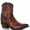 Corral Women's Brown Overlay & Studs Western Boots - Snip Toe -Corral Boots Shop 2000332730 200 P1
