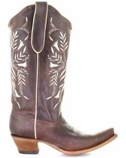 Corral Women's Brown Embroidery Western Boots - Snip Toe -Corral Boots Shop 2000332745 200 P2