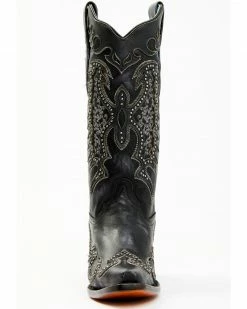 Corral Women's Black Overlay Western Boots - Snip Toe 12 Corral Women's Black Overlay Western Boots - Snip Toe -Corral Boots Shop 2000340840 001 P4