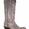 Corral Women's Butterfly Glitter Western Boots - Snip Toe