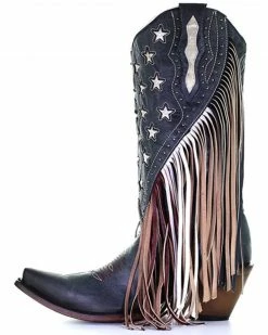 Corral Women's Lamb Stars Inlay & Studs Western Boots - Snip Toe Blue -Corral Boots Shop 2000340851 400 P3
