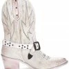 Corral Women's White Embroidery & Studs Western Boots - Pointed Toe -Corral Boots Shop 2000340857 100 P1