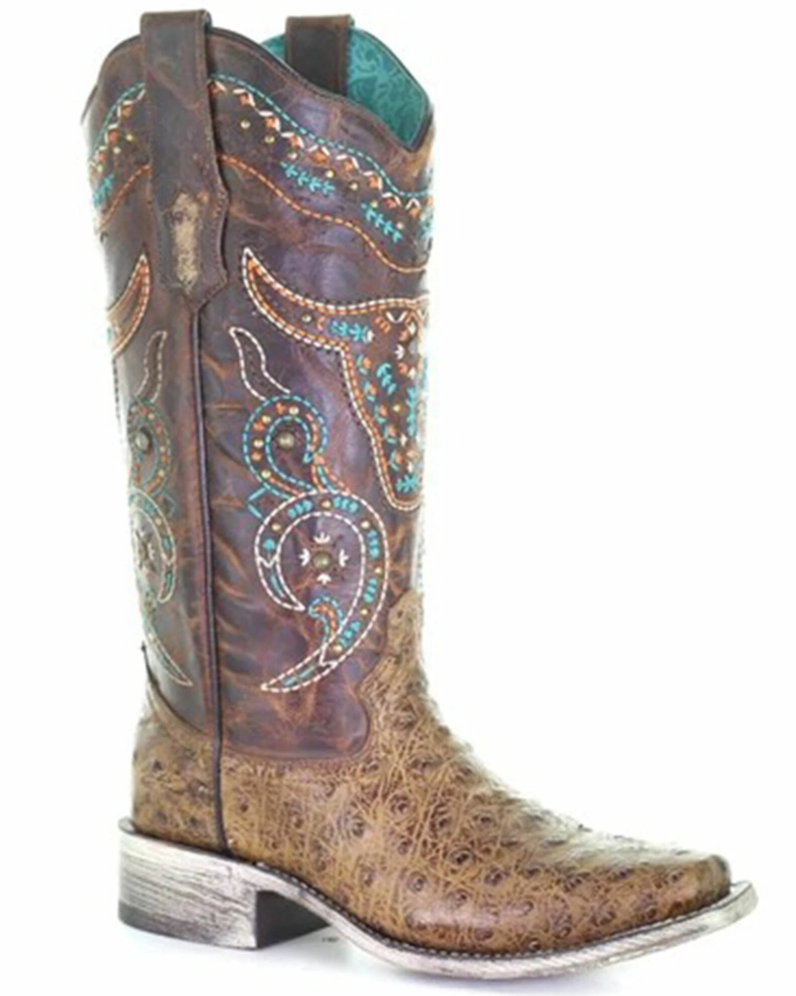 Corral Women's Embroidered Western Boots - Square Toe 3 Corral Women's Embroidered Western Boots - Square Toe