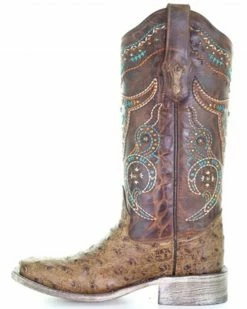 Corral Women's Embroidered Western Boots - Square Toe 9 Corral Women's Embroidered Western Boots - Square Toe -Corral Boots Shop 2000348443 271 P3