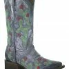 Corral Girls' Black Nopal Embroidery Western Boots - Square Toe 2 Corral Girls' Black Nopal Embroidery Western Boots - Square Toe -Corral Boots Shop 2000349287 001 P1