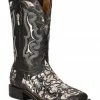 Corral Men's Exotic Python Skin Inlay Western Boots - Square Toe