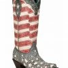 Corral Women's Blue Jeans Stars & Stripes Western Boots - Snip Toe