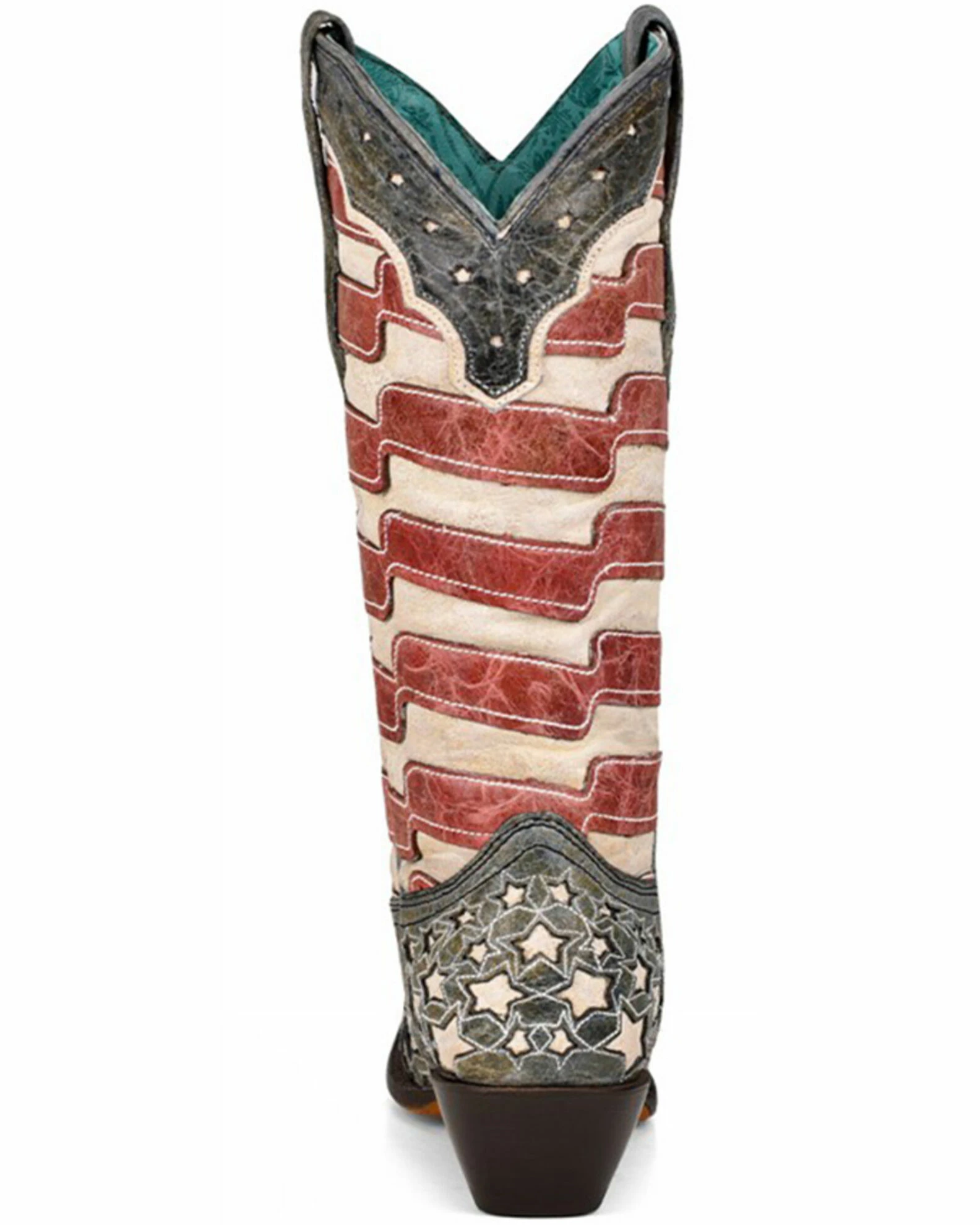 Corral Women's Blue Jeans Stars & Stripes Western Boots - Snip Toe 6 Corral Women's Blue Jeans Stars & Stripes Western Boots - Snip Toe - Image 4