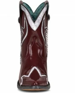 Corral Women's Burgundy Embroidery Western Booties - Pointed Toe 9 Corral Women's Burgundy Embroidery Western Booties - Pointed Toe -Corral Boots Shop 2000351168 640 P3
