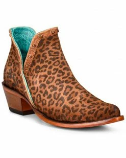 Corral Women's Leopard Print Fashion Booties - Snip Toe -Corral Boots Shop 2000351169 902 P1 1