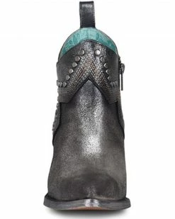 Corral Women's Studs & Embroidered Fashion Booties - Pointed Toe Black 9 Corral Women's Studs & Embroidered Fashion Booties - Pointed Toe Black -Corral Boots Shop 2000360111 001 P3