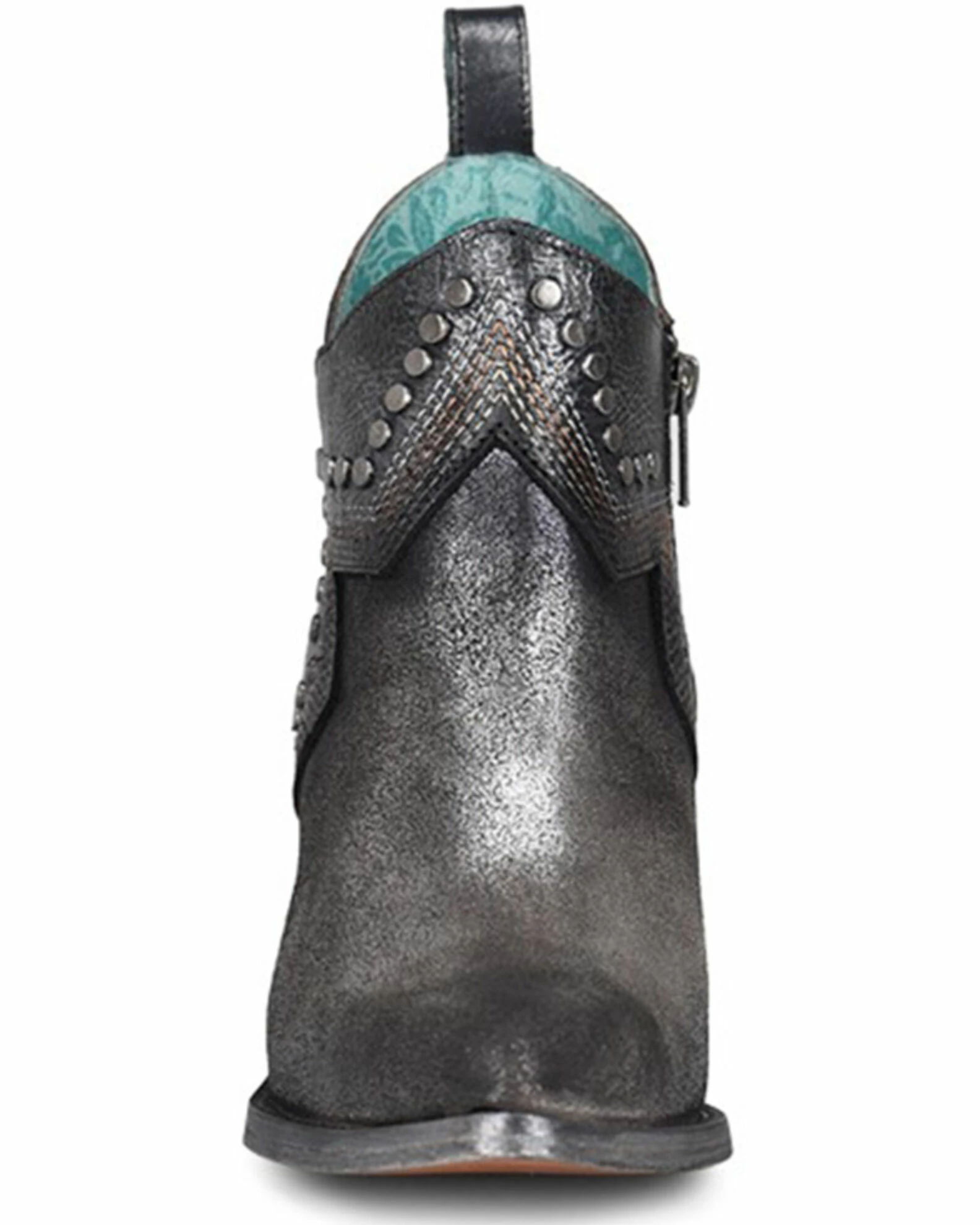 Corral Women's Studs & Embroidered Fashion Booties - Pointed Toe Black 5 Corral Women's Studs & Embroidered Fashion Booties - Pointed Toe Black - Image 3