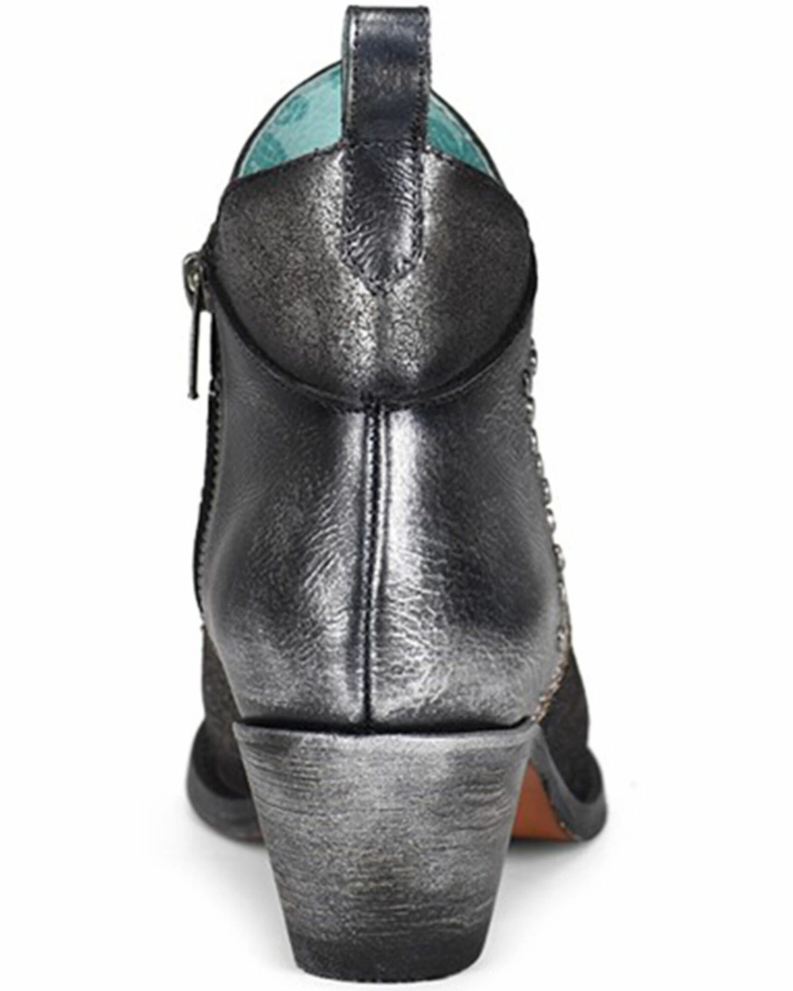 Corral Women's Studs & Embroidered Fashion Booties - Pointed Toe Black 6 Corral Women's Studs & Embroidered Fashion Booties - Pointed Toe Black - Image 4