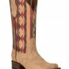Corral Women's Straw Embroidery Western Boots - Square Toe Wheat