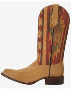 Corral Women's Straw Embroidery Western Boots - Square Toe Wheat -Corral Boots Shop 2000360114 285 P3