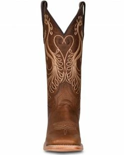 Corral Women's Peacock Embroidery Western Boots - Wide Square Toe Brown -Corral Boots Shop 2000361039 200 P3