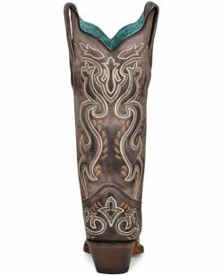 Corral Women's Brown Embroidery Western Boots - Snip Toe -Corral Boots Shop 2000361044 200 P4