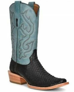 Corral Men's Python Embroidered Western Boot - Narrow Square Toe