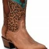 Corral Women's Leopard Print Western Booties - Pointed Toe Brown -Corral Boots Shop 2000371779 200 P1