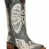 Corral Girls' Cross & Wings Overlay Embroidered Western Boot - Square Toe 2 Corral Girls' Cross & Wings Overlay Embroidered Western Boot - Square Toe -Corral Boots Shop 2000371792 944 P1