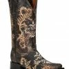 Corral Women's Embroidered & Studded Distressed Tall Western Boots - Square Toe -Corral Boots Shop 2000371798 908 P1