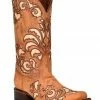 Corral Women's Honey Inlay & Embroidery Tall Western Boots - Square Toe -Corral Boots Shop 2000371807 271 P1